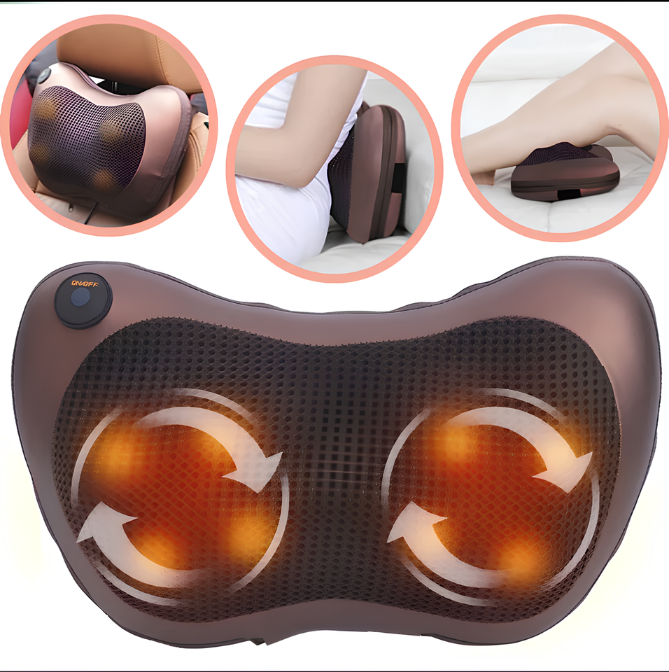 Almohada Masajeadora 3D con Calor